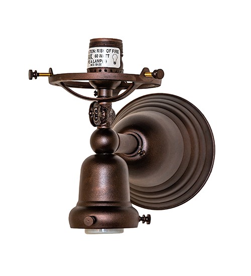 Every Meyda Tiffany item is a unique handcrafted work of art. Natural variations in the wide array of materials that we use to create each Meyda product make every item a masterpiece of its own. Photographs are a general representation of the product. Colors and designs will vary. Collection: Revival Finish: Mahogany Bronze Width: 5.00" Height: 6.00" Length: 10.00" Weight: 5.50 lb Number of Bulbs: 2 Maximum Wattage: 60.00 W Bulb Type: A19 Bulb Base: E26 Material: Brass Country of Origin: USA Safety Rating: Damp
