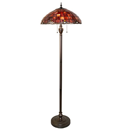 Elan Three Light Floor Lamp in Mahogany Bronze