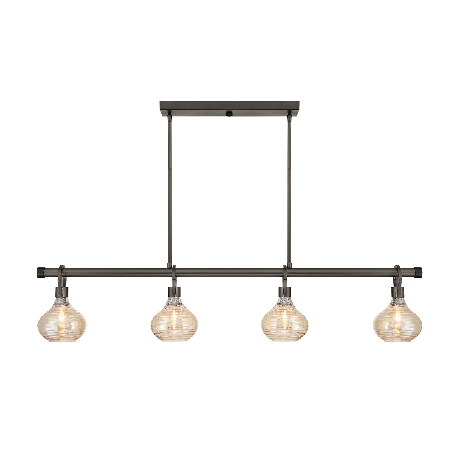 Sheriden Four Light Chandelier in Mediterranean Bronze