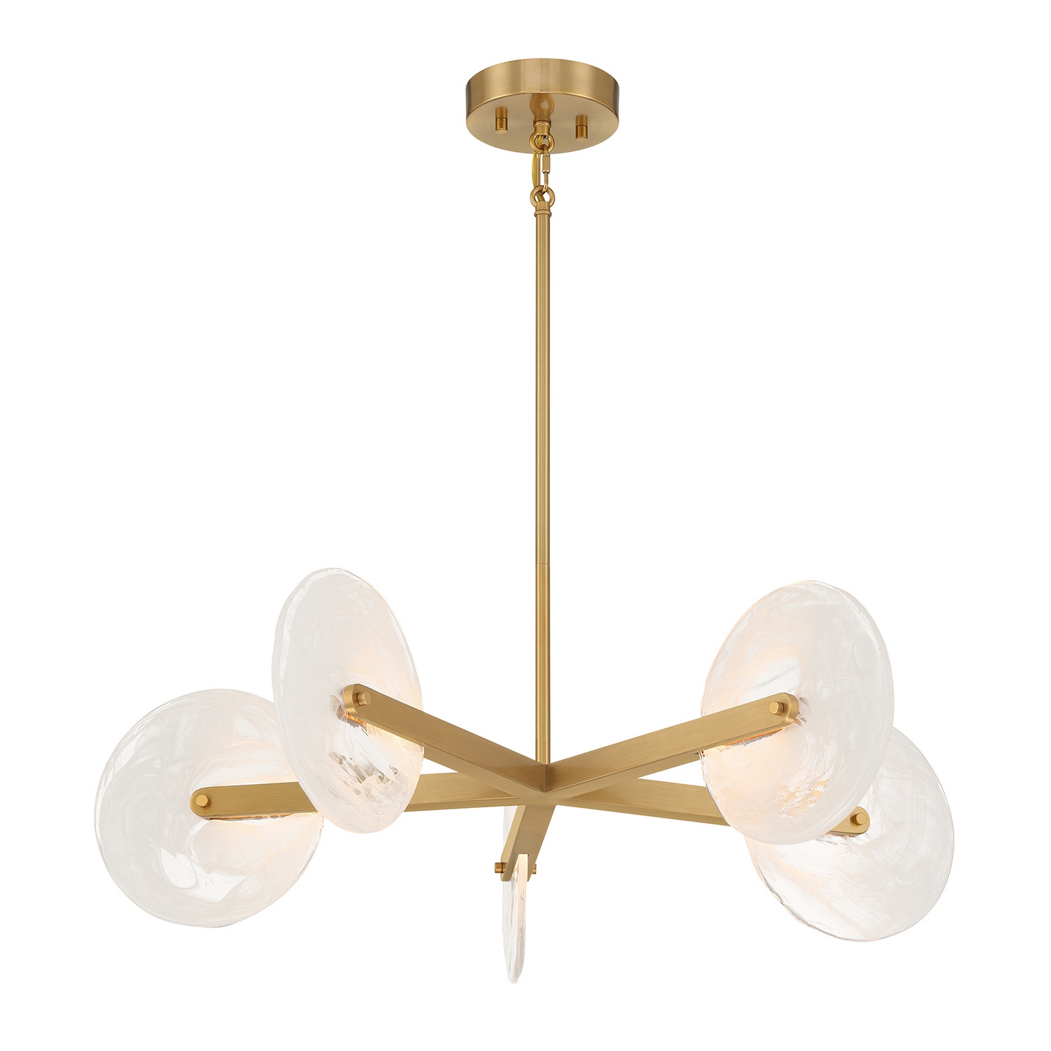 Ainslie LED Chandelier in Warm Brass