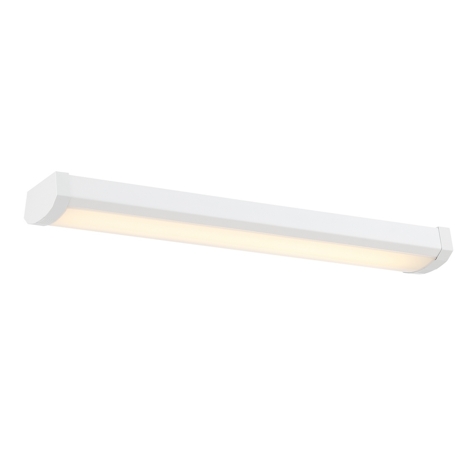 Streamlined, versatile, and highly functional, this Savoy House LED wrap fixture delivers dependable illumination for a wide range of residential and commercial spaces. Its slim profile offers a clean modern look while five selectable color temperatures — 2700K, 3000K, 3500K, 4000K, and 5000K — allow you to tailor the light output to suit your space and preferences. The integrated LED produces 2300 lumens at 90 CRI and is fully dimmable for enhanced comfort and control. Finished in White for clean versatility and damp area rated for use in moisture-prone spaces. Measures 24" long, 5.18" wide, and 2.17" high. Its 120-277V voltage capability allows for installation across a broad range of commercial applications. Part of Lighting Assets, a collection of stylish and practical lighting solutions for every space. Sub-Brand: Savoy Lighting Assets Rooms: Bathroom, Bedroom, Billiard Room, Closet, Dining Room, Entryway, Family Room, Garage, Great Room, Kitchen, Hallway, Living Room, Office, Powder Room, Stairway, Sunroom, Workshop, Lobby, Waiting Room, Media Room Finish: White Width: 5.13" Height: 2.13" Length: 24.38" Weight: 2.87 lb Wire: 7" Bulbs Included Number of Bulbs: 1 Maximum Wattage: 20.00 W Bulb Base: Integrated Light Source: LED Light Output: 2396.00 lm Delivered Lumens: 2300.00 lm Color Temperature: 2700 K CRI: 90 Dimmable Beam Spread: 100.00° Voltage: 120.00 V Material: Metal. Polycarbonate Safety Listing: ETL/CETL Safety Rating: Damp LED