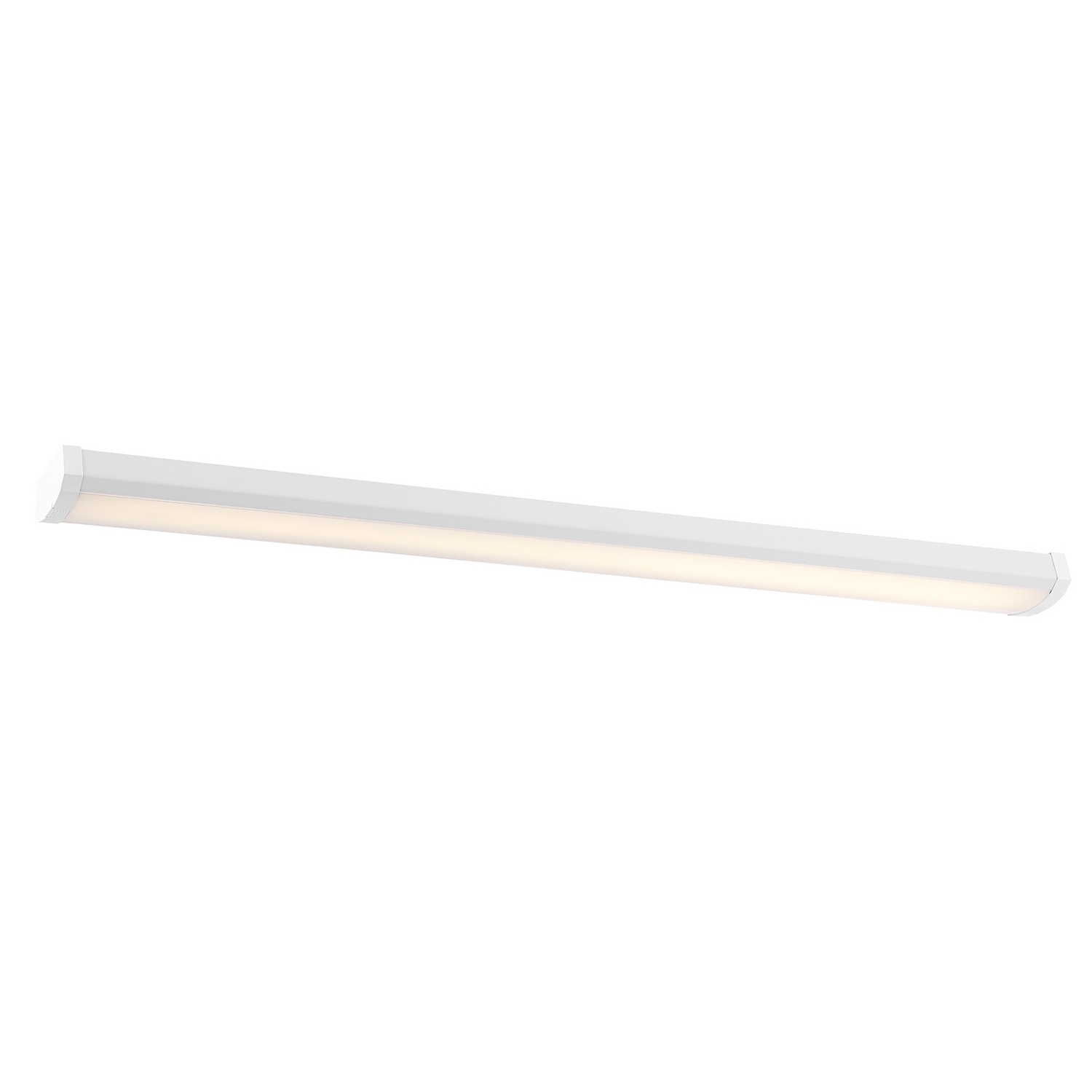 Streamlined, versatile, and highly functional, this Savoy House LED wrap fixture delivers dependable illumination for a wide range of residential and commercial spaces. Its slim profile offers a clean modern look while five selectable color temperatures — 2700K, 3000K, 3500K, 4000K, and 5000K — allow you to tailor the light output to suit your space and preferences. The integrated LED produces 5300 lumens at 90 CRI and is fully dimmable for enhanced comfort and control. Finished in White for clean versatility and damp area rated for use in moisture-prone spaces. Measures 48" long, 5.18" wide, and 2.17" high. Its 120-277V voltage capability allows for installation across a broad range of commercial applications. Part of Lighting Assets, a collection of stylish and practical lighting solutions for every space. Sub-Brand: Savoy Lighting Assets Rooms: Bathroom, Bedroom, Billiard Room, Closet, Dining Room, Entryway, Family Room, Garage, Great Room, Kitchen, Hallway, Living Room, Office, Powder Room, Stairway, Sunroom, Workshop, Lobby, Waiting Room, Media Room Finish: White Width: 5.13" Height: 2.13" Length: 47.63" Weight: 4.50 lb Wire: 7" Bulbs Included Number of Bulbs: 1 Maximum Wattage: 46.00 W Bulb Base: Integrated Light Source: LED Light Output: 5548.00 lm Delivered Lumens: 5300.00 lm Color Temperature: 2700 K CRI: 90 Dimmable Beam Spread: 100.00° Voltage: 120.00 V Material: Metal. Polycarbonate Safety Listing: ETL/CETL Safety Rating: Damp LED