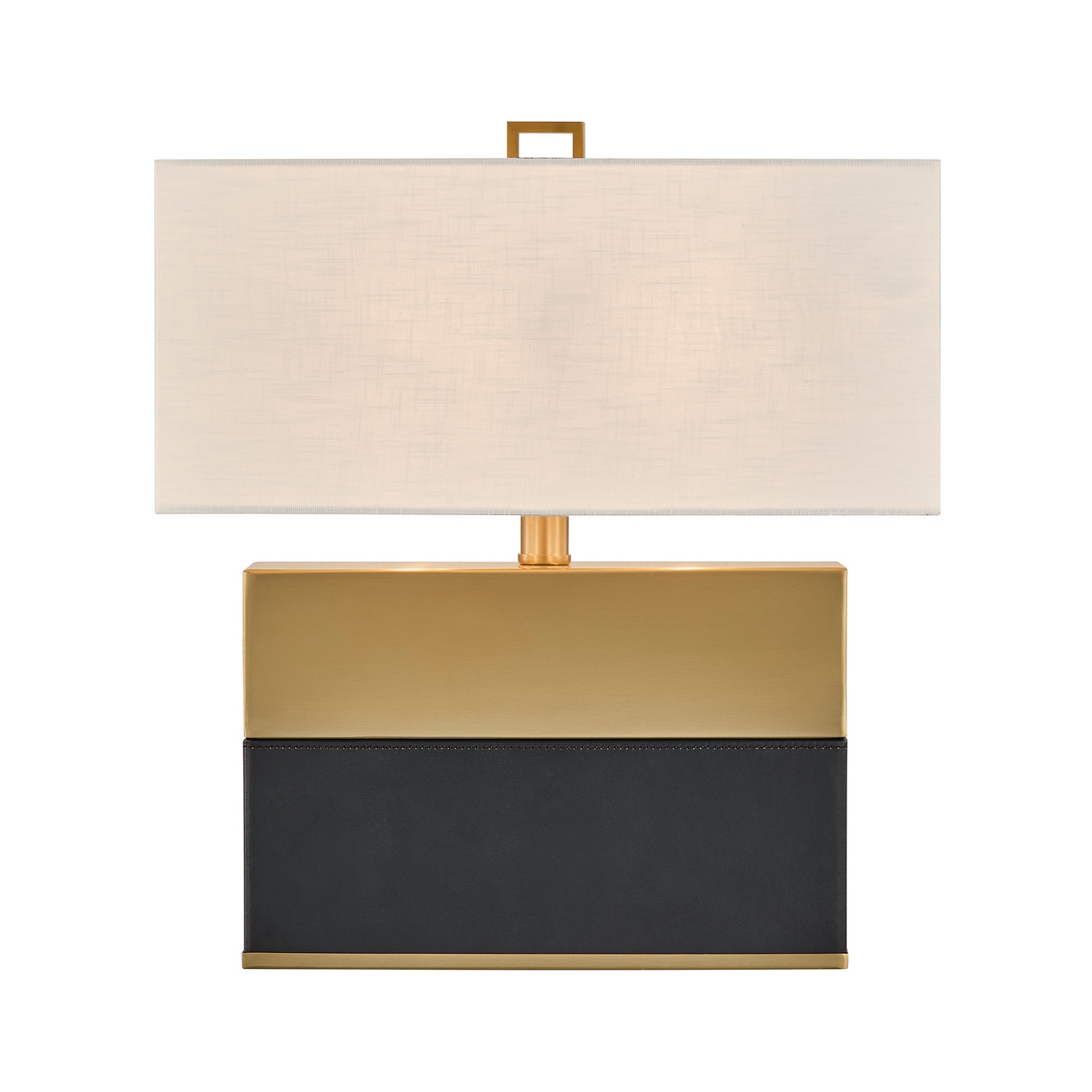 Oliver One Light Table Lamp in Honey Brown and Black