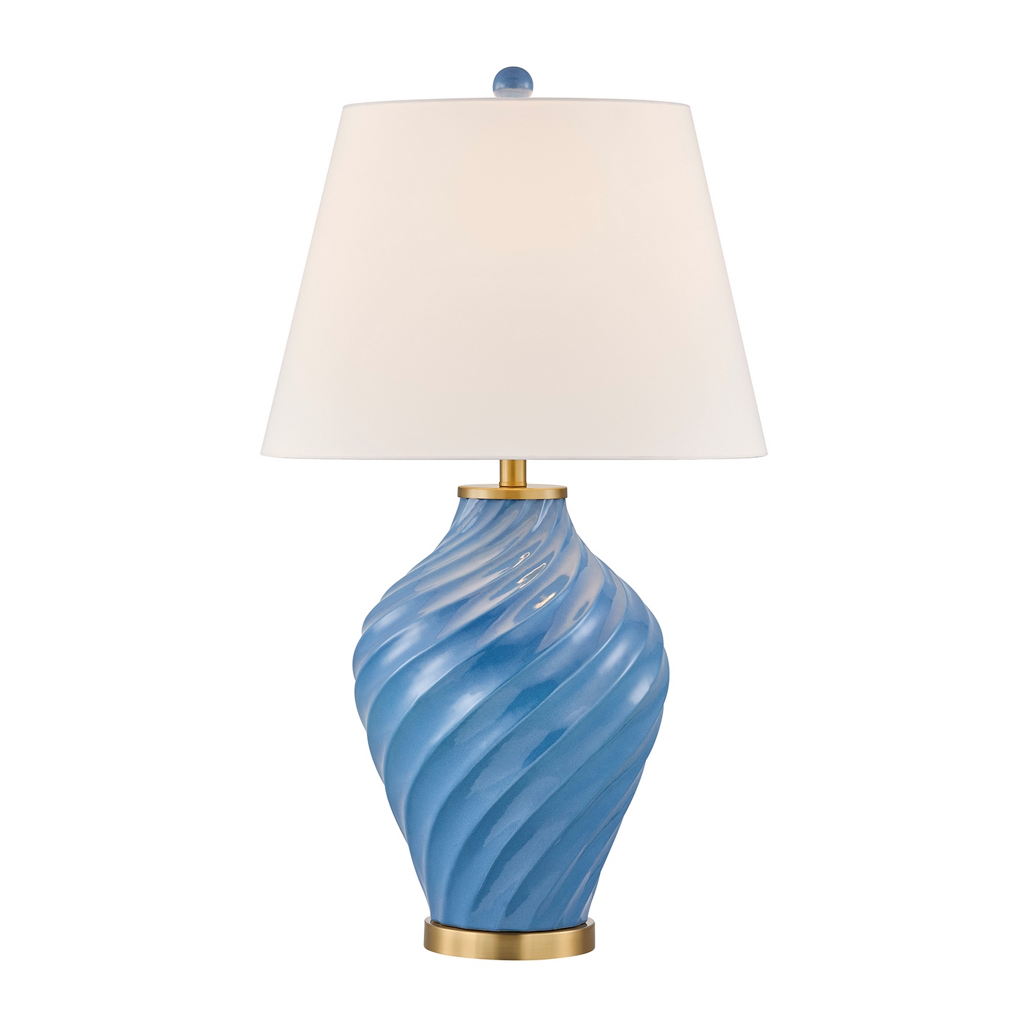 Viola One Light Table Lamp in Blue