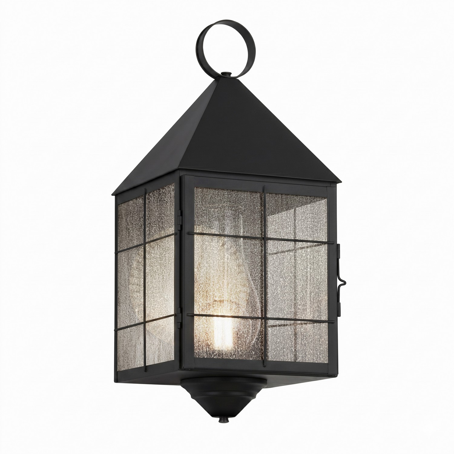 One Light Wall Sconce by Innovations - Ashford Collection, Matte Black Finish - 9511-H-BK-SDY-C