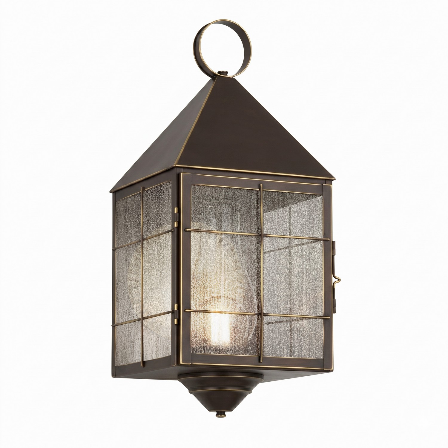 One Light Wall Sconce by Innovations - Ashford Collection, Bronze Finish - 9511-H-BZ-SDY-C