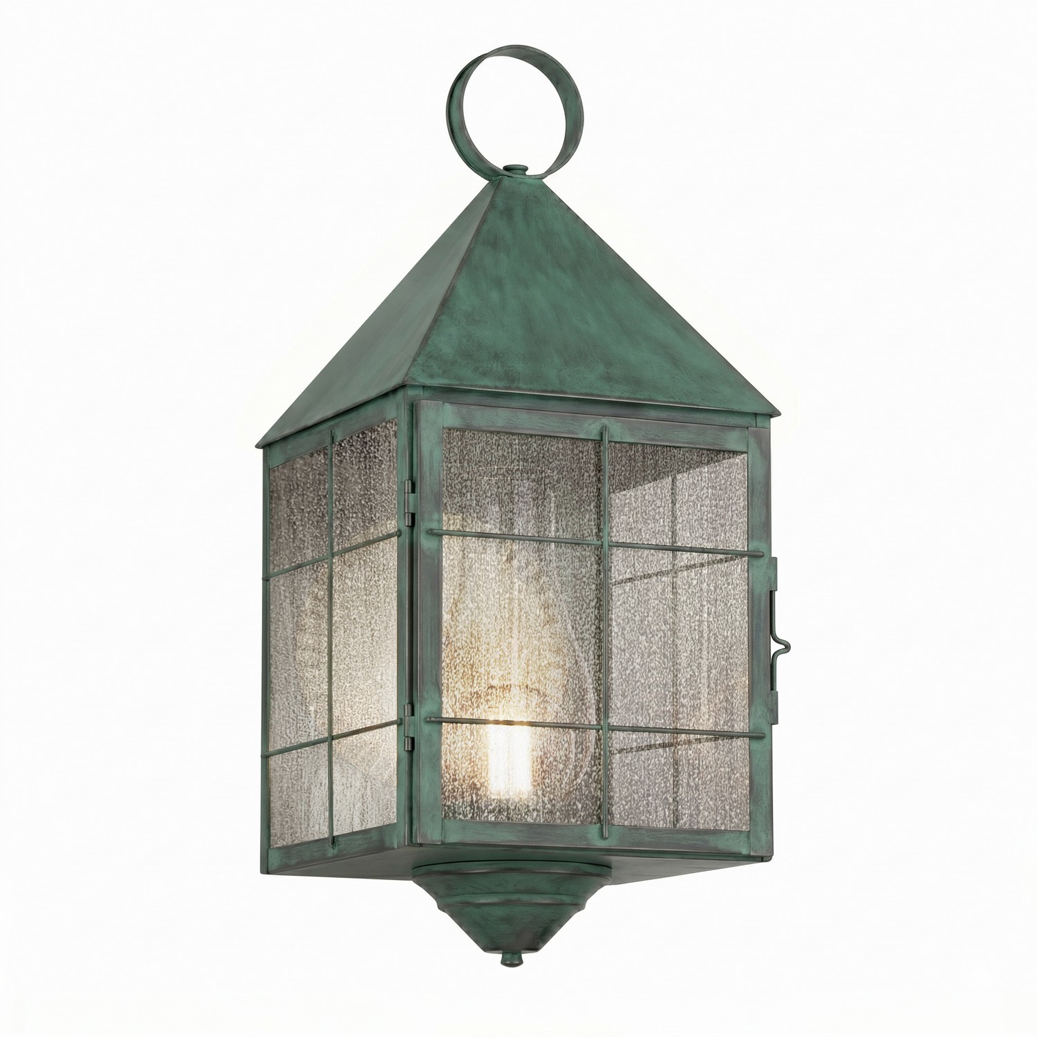 One Light Wall Sconce by Innovations - Ashford Collection, Verde Green Finish - 9511-H-VG-SDY-C