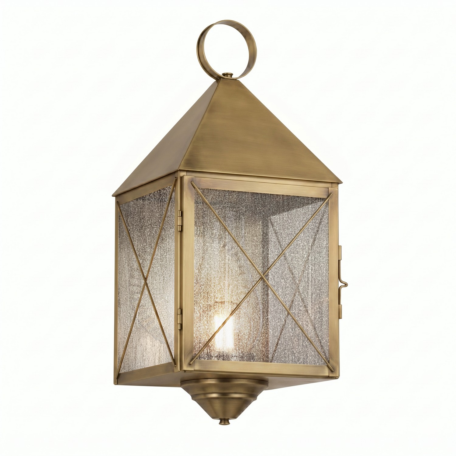 One Light Wall Sconce by Innovations - Ashford Collection, Antique Brass Finish - 9511-X-AB-SDY-C