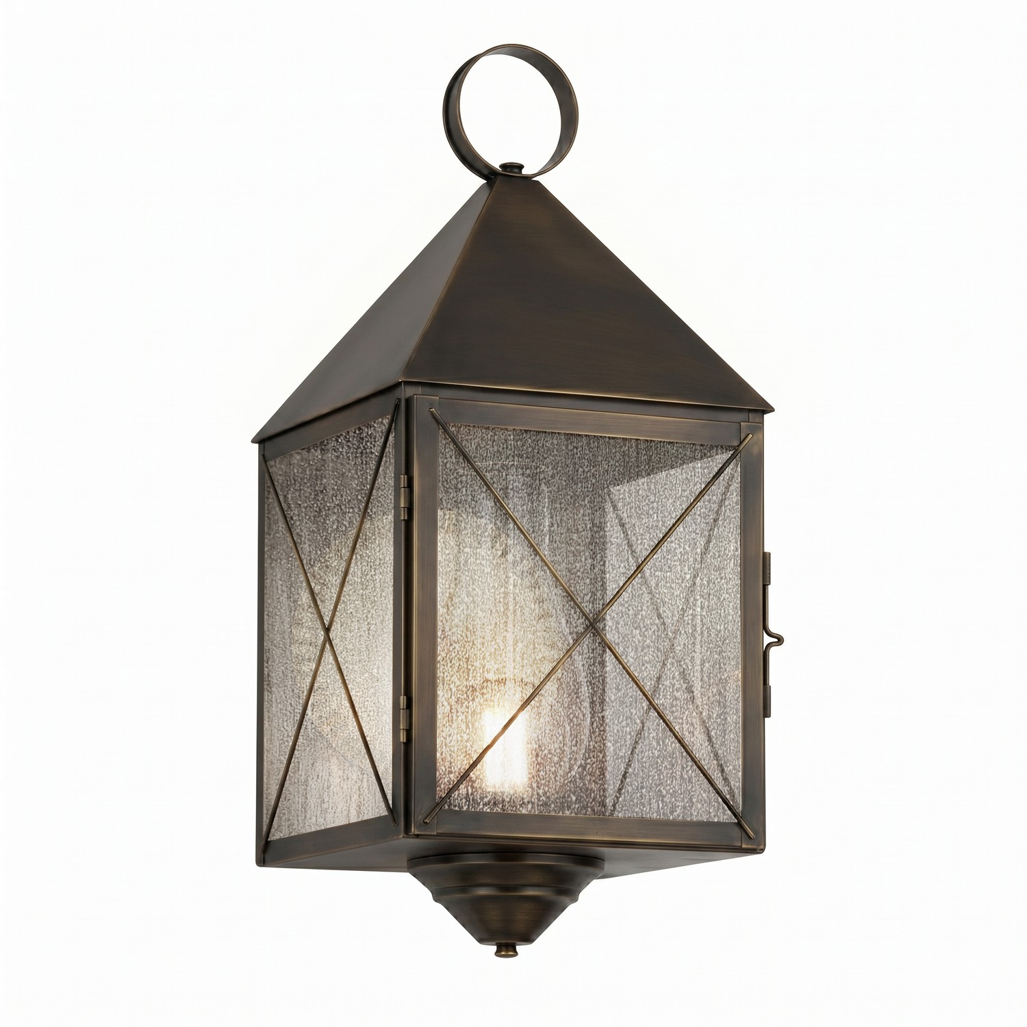 One Light Wall Sconce by Innovations - Ashford Collection, Dark Brass Finish - 9511-X-DB-SDY-C
