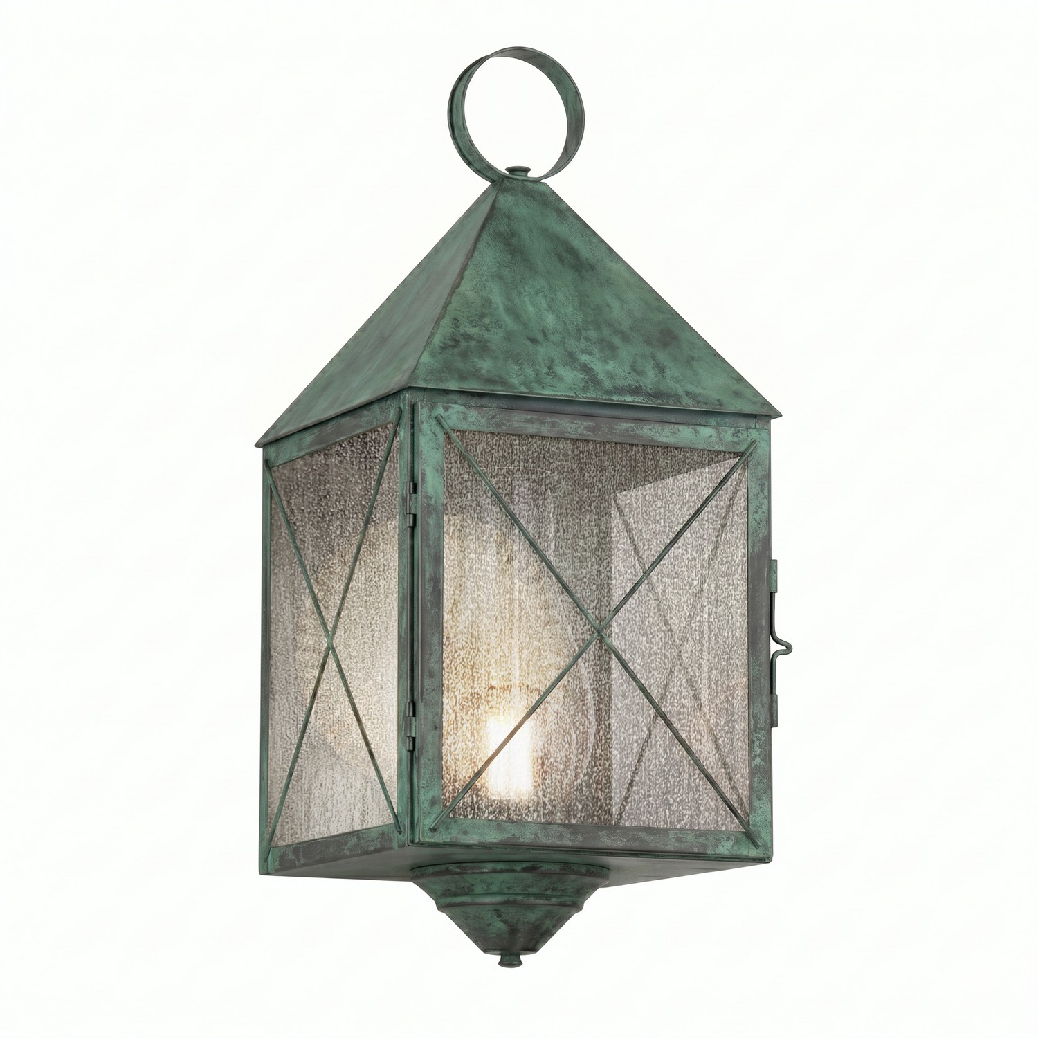 One Light Wall Sconce by Innovations - Ashford Collection, Verde Green Finish - 9511-X-VG-SDY-C