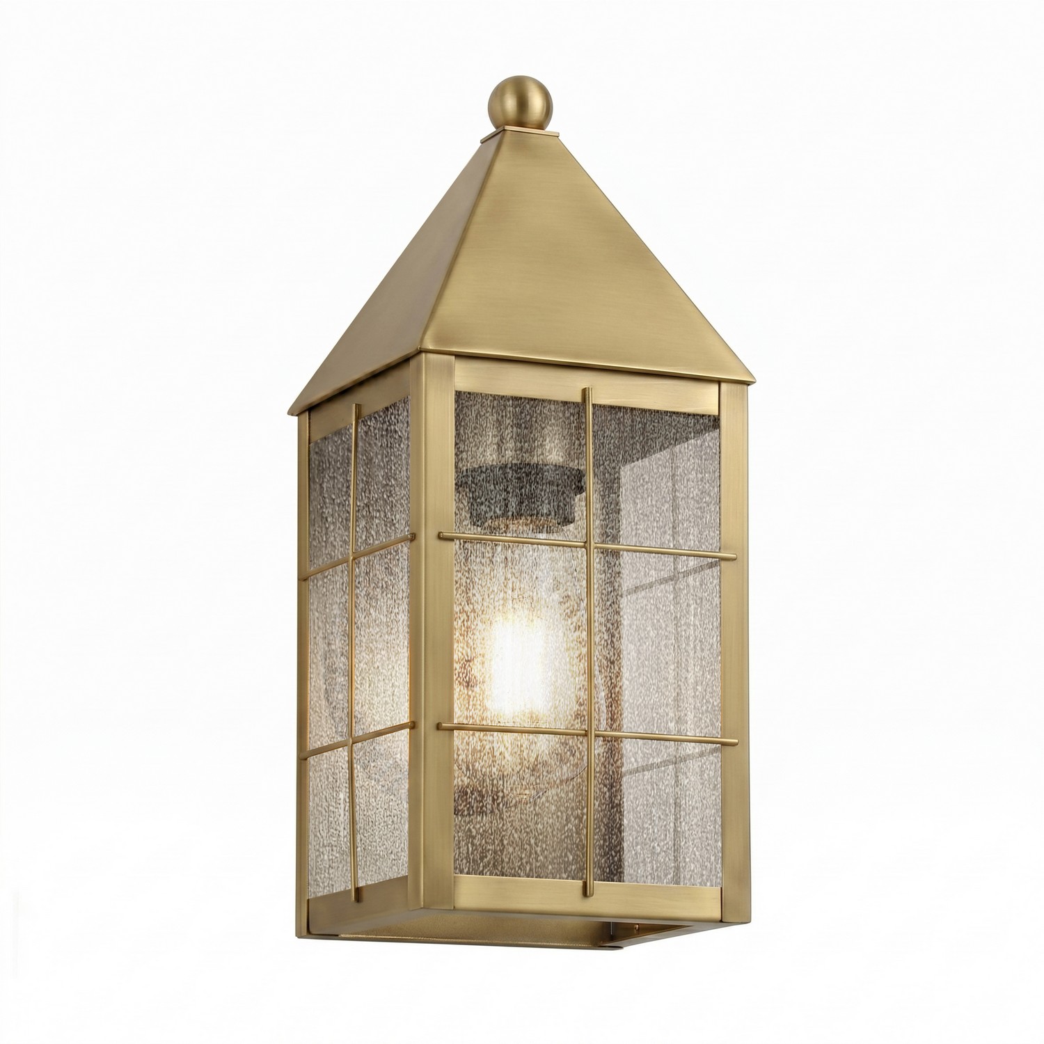 One Light Wall Sconce by Innovations - Ashford Collection, Antique Brass Finish - 9521-H-AB-SDY
