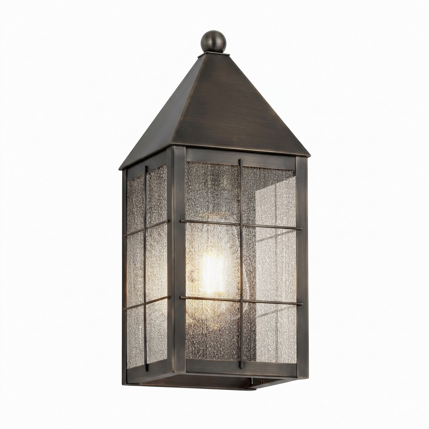 One Light Wall Sconce by Innovations - Ashford Collection, Dark Brass Finish - 9521-H-DB-SDY