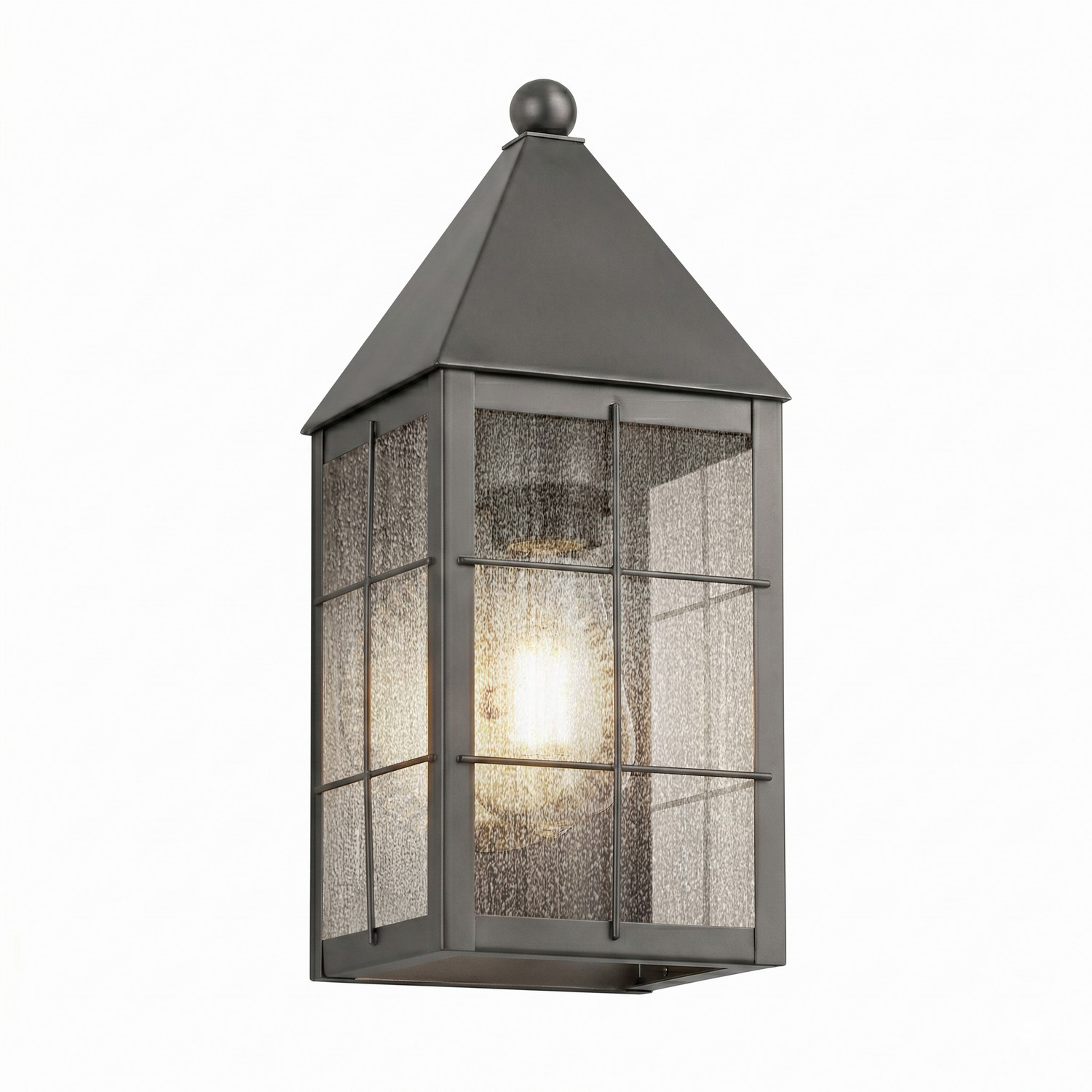 One Light Wall Sconce by Innovations - Ashford Collection, Gunmetal Finish - 9521-H-GM-SDY