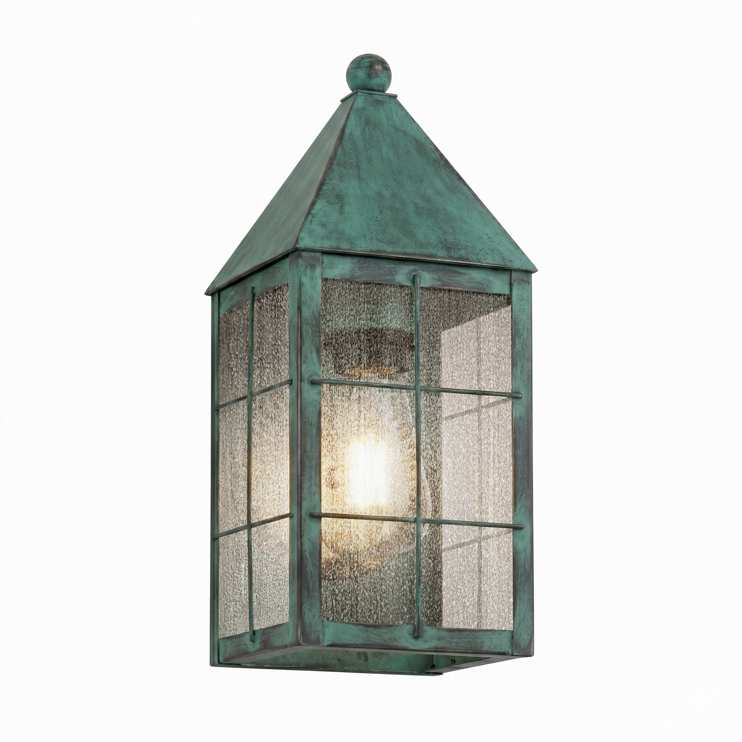 One Light Wall Sconce by Innovations - Ashford Collection, Verde Green Finish - 9521-H-VG-SDY