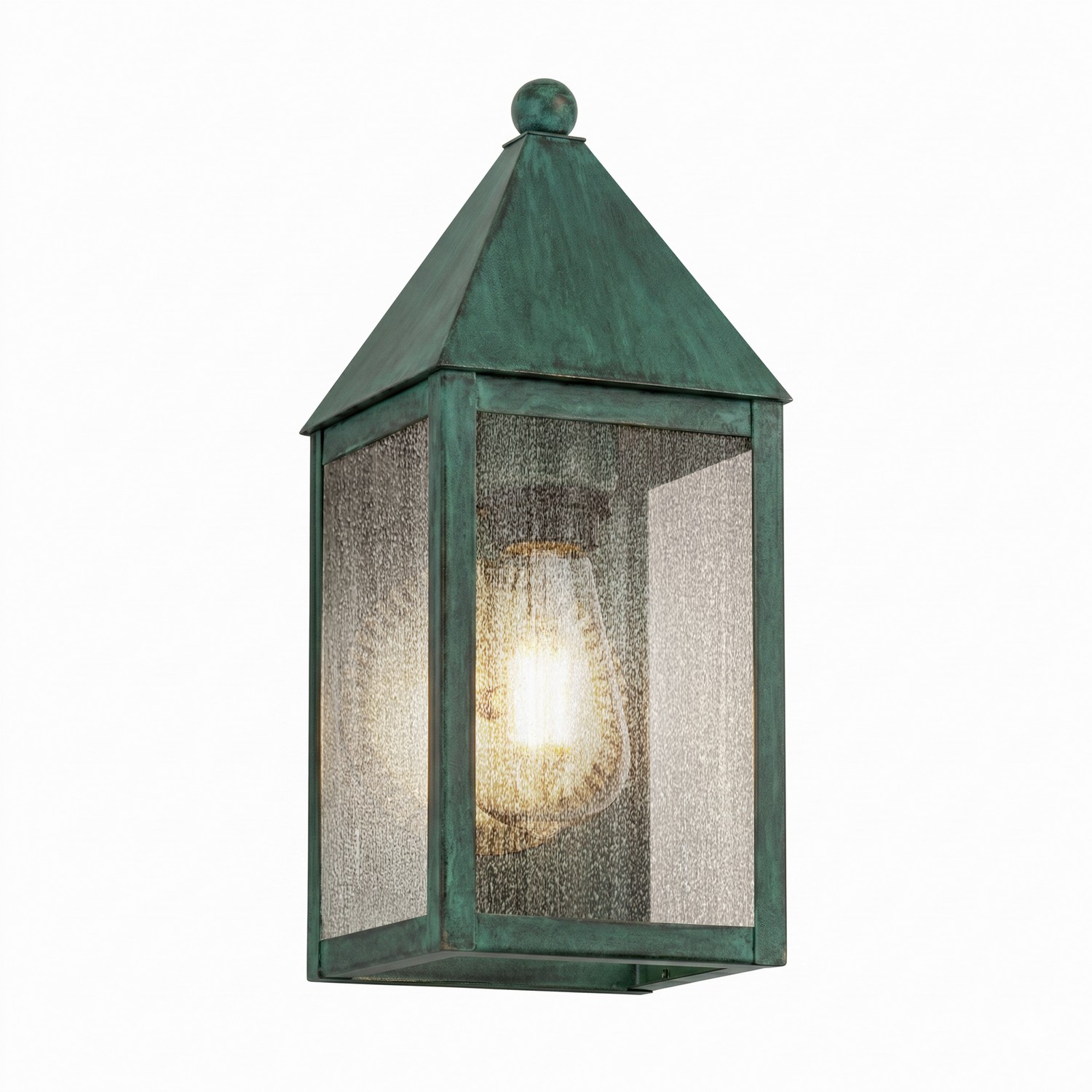 One Light Wall Sconce by Innovations - Ashford Collection, Verde Green Finish - 9521-VG-SDY