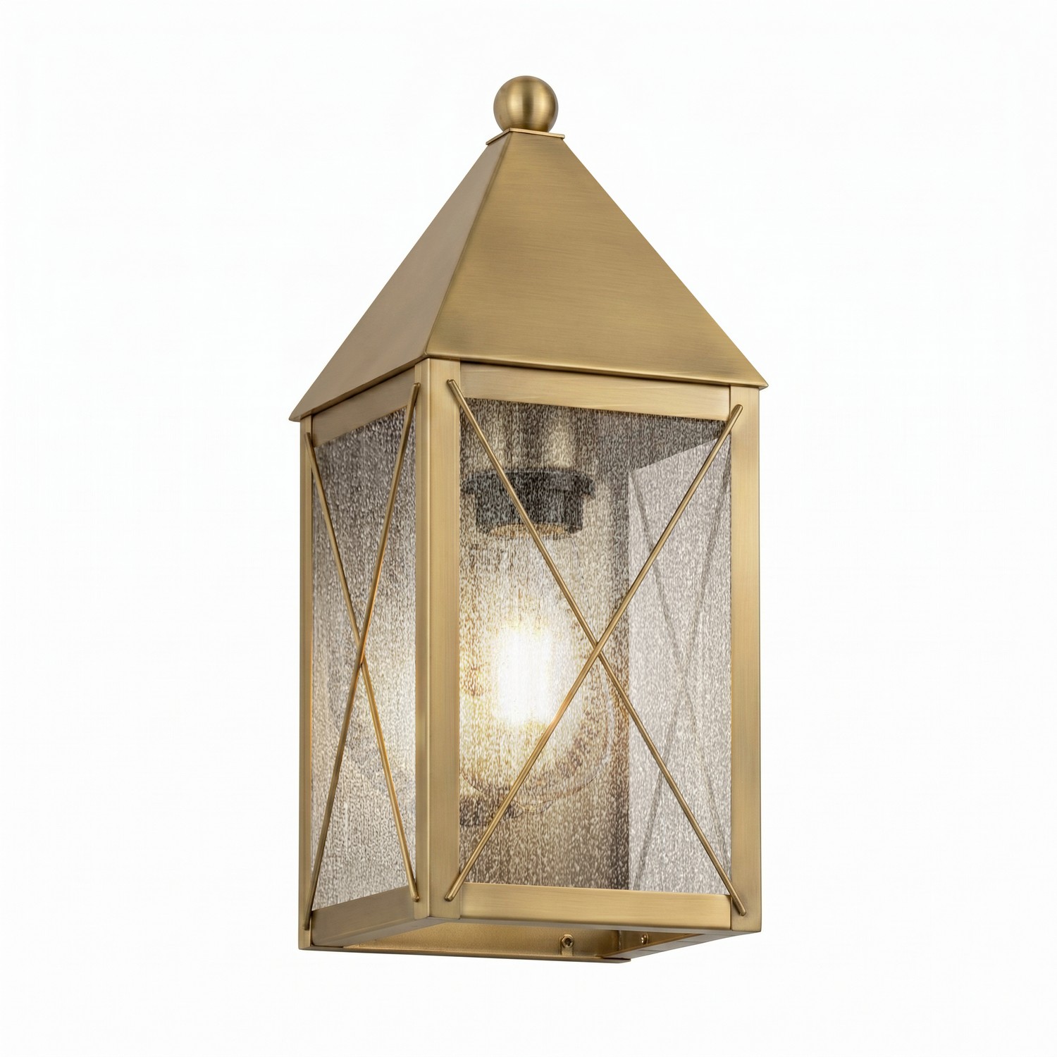 One Light Wall Sconce by Innovations - Ashford Collection, Antique Brass Finish - 9521-X-AB-SDY
