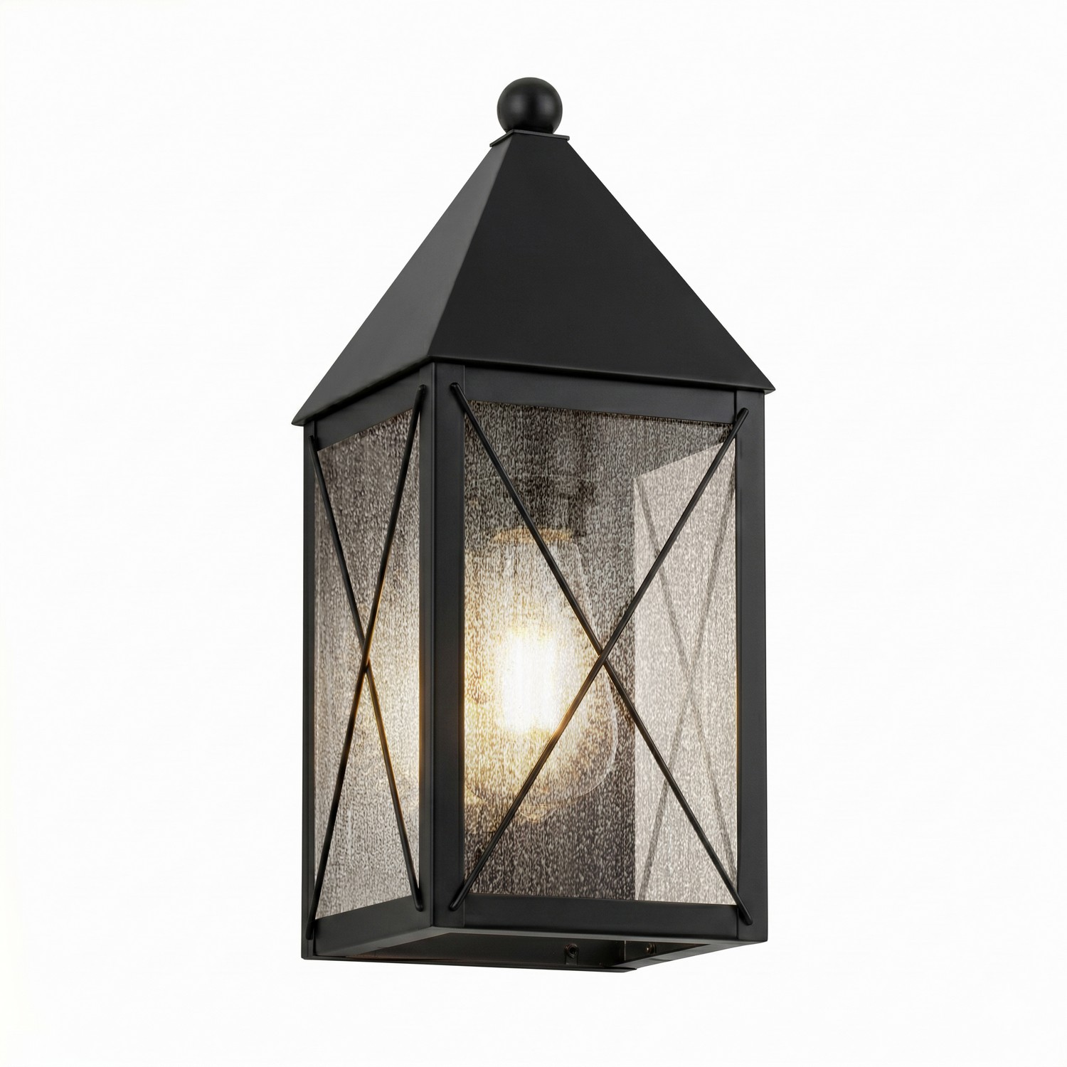 One Light Wall Sconce by Innovations - Ashford Collection, Matte Black Finish - 9521-X-BK-SDY