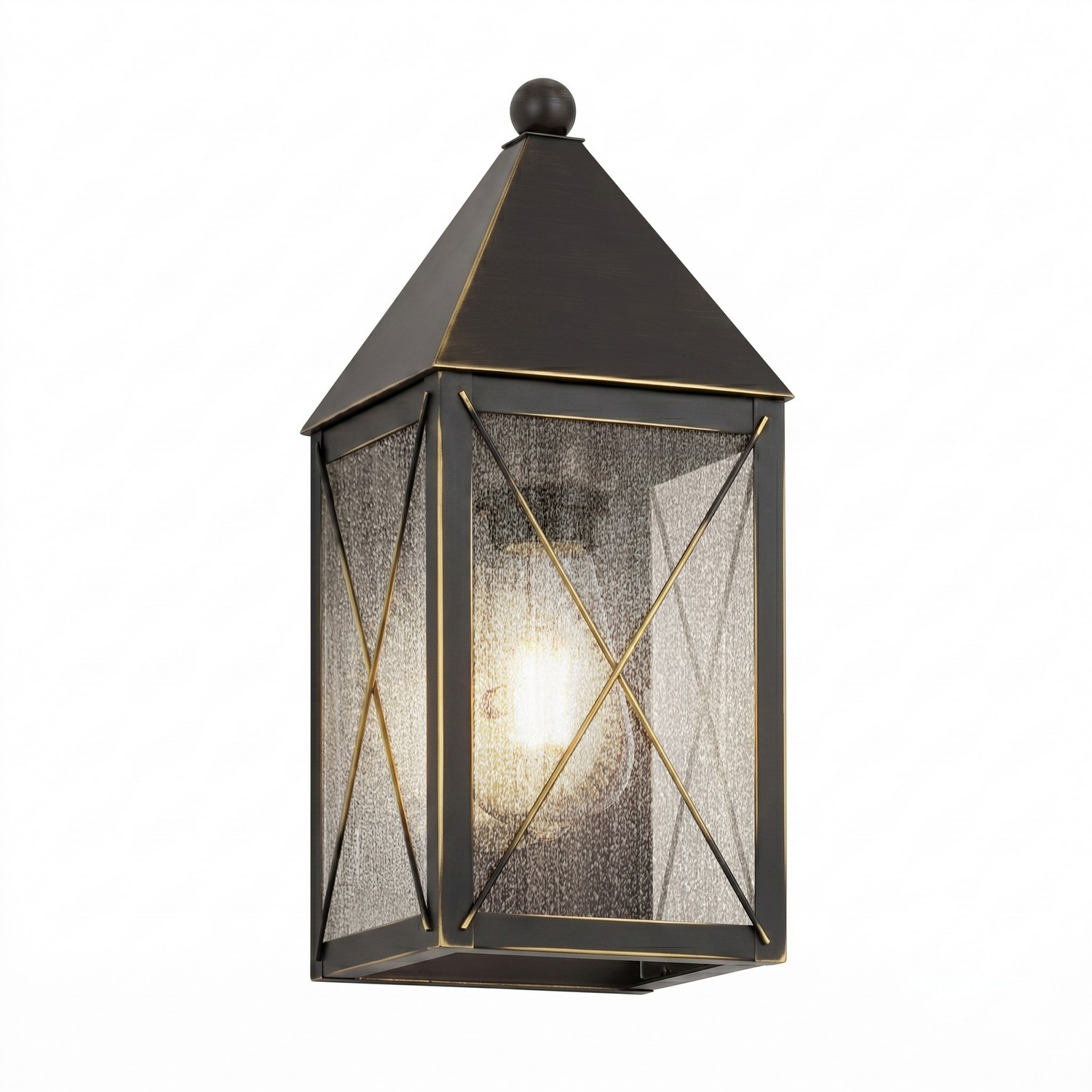 One Light Wall Sconce by Innovations - Ashford Collection, Bronze Finish - 9521-X-BZ-SDY