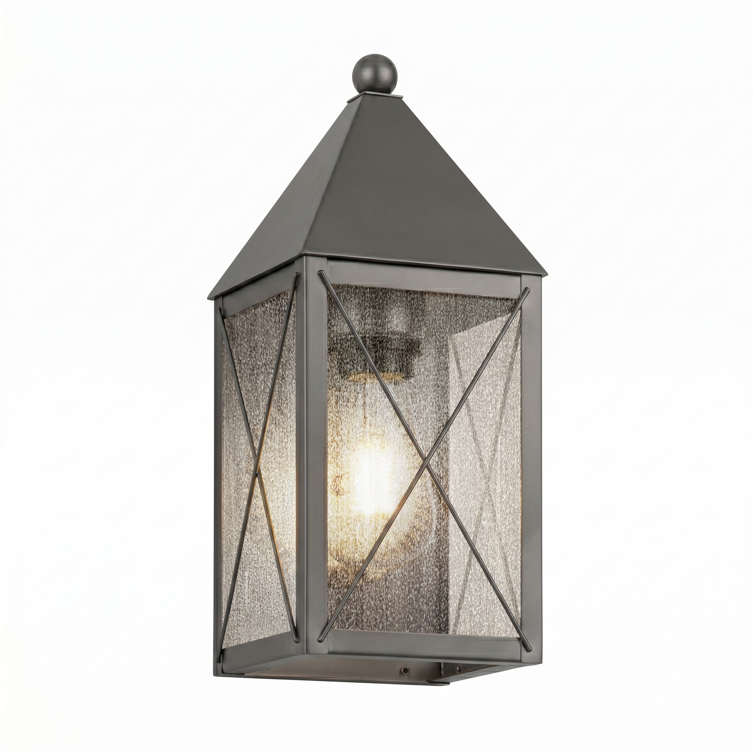 One Light Wall Sconce by Innovations - Ashford Collection, Gunmetal Finish - 9521-X-GM-SDY
