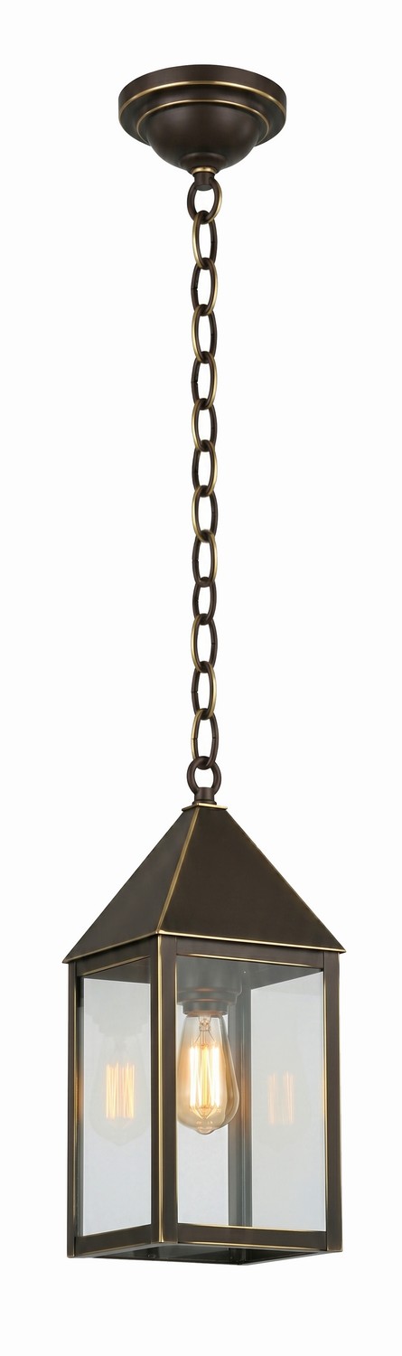 One Light Pendant by Innovations - Ashford Collection, Bronze Finish - 9522-BZ-CL