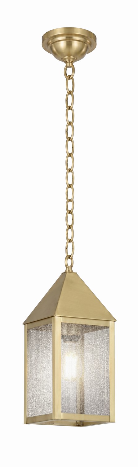 One Light Pendant by Innovations - Ashford Collection, Antique Brass Finish - 9522-AB-SDY