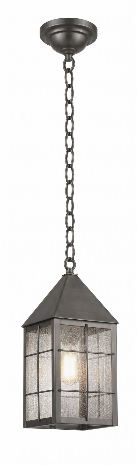 One Light Pendant by Innovations - Ashford Collection, Gunmetal Finish - 9522-H-GM-SDY