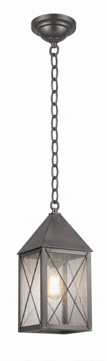 One Light Pendant by Innovations - Ashford Collection, Gunmetal Finish - 9522-X-GM-SDY