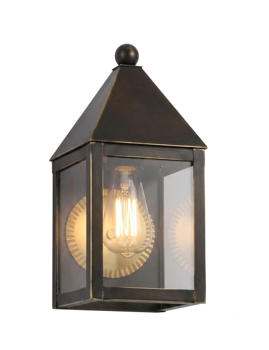 One Light Wall Sconce by Innovations - Ashford Collection, Bronze Finish - 9531-BZ-CL