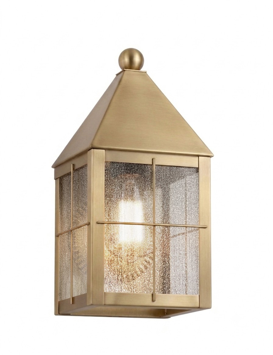 One Light Wall Sconce by Innovations - Ashford Collection, Antique Brass Finish - 9531-H-AB-SDY
