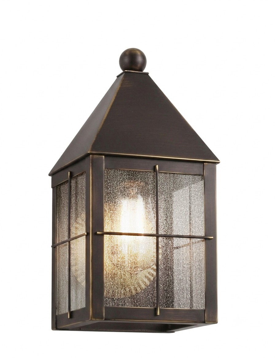 One Light Wall Sconce by Innovations - Ashford Collection, Bronze Finish - 9531-H-BZ-SDY