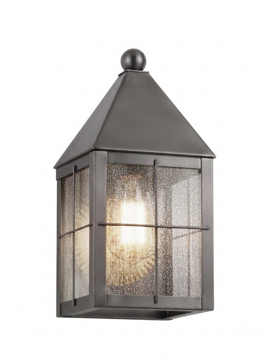One Light Wall Sconce by Innovations - Ashford Collection, Gunmetal Finish - 9531-H-GM-SDY
