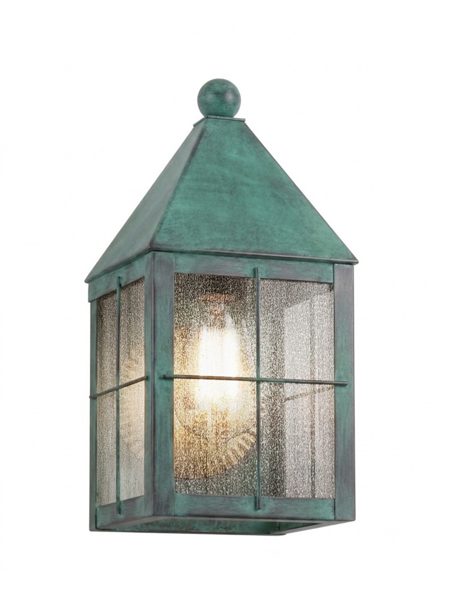 One Light Wall Sconce by Innovations - Ashford Collection, Verde Green Finish - 9531-H-VG-SDY