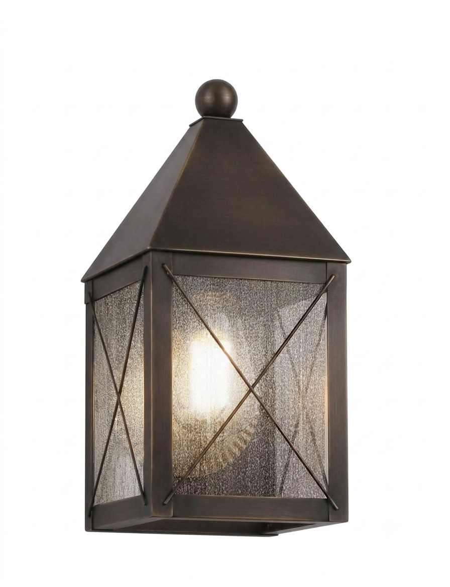 One Light Wall Sconce by Innovations - Ashford Collection, Dark Brass Finish - 9531-X-DB-SDY