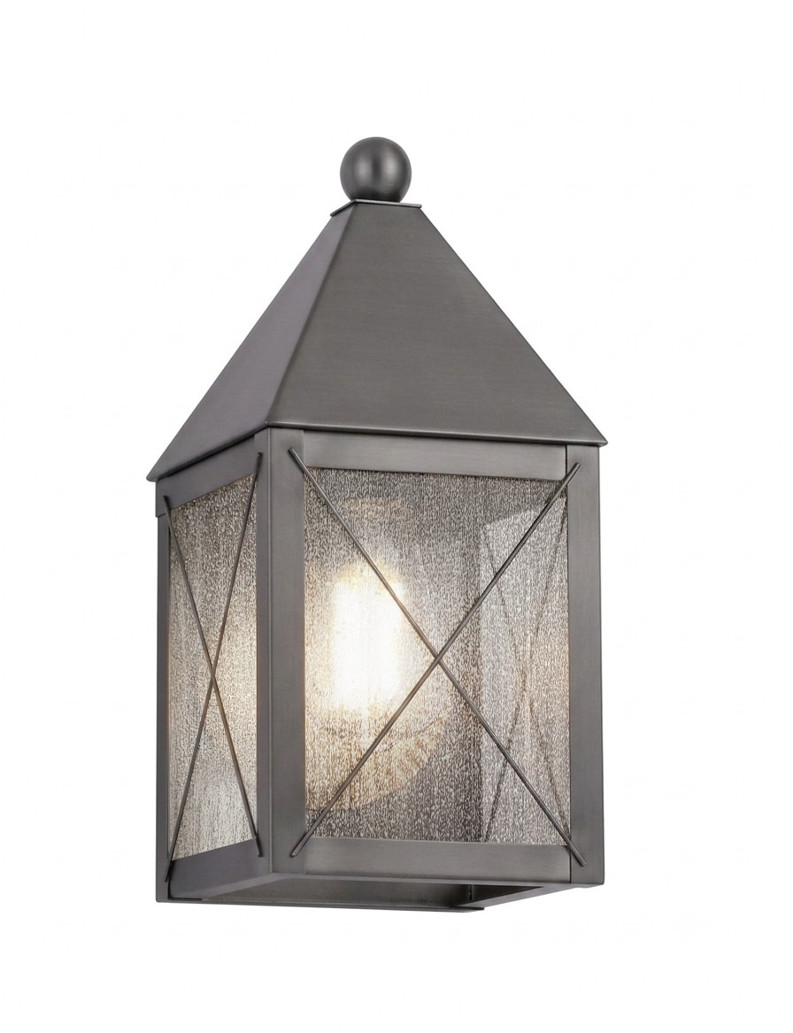 One Light Wall Sconce by Innovations - Ashford Collection, Gunmetal Finish - 9531-X-GM-SDY