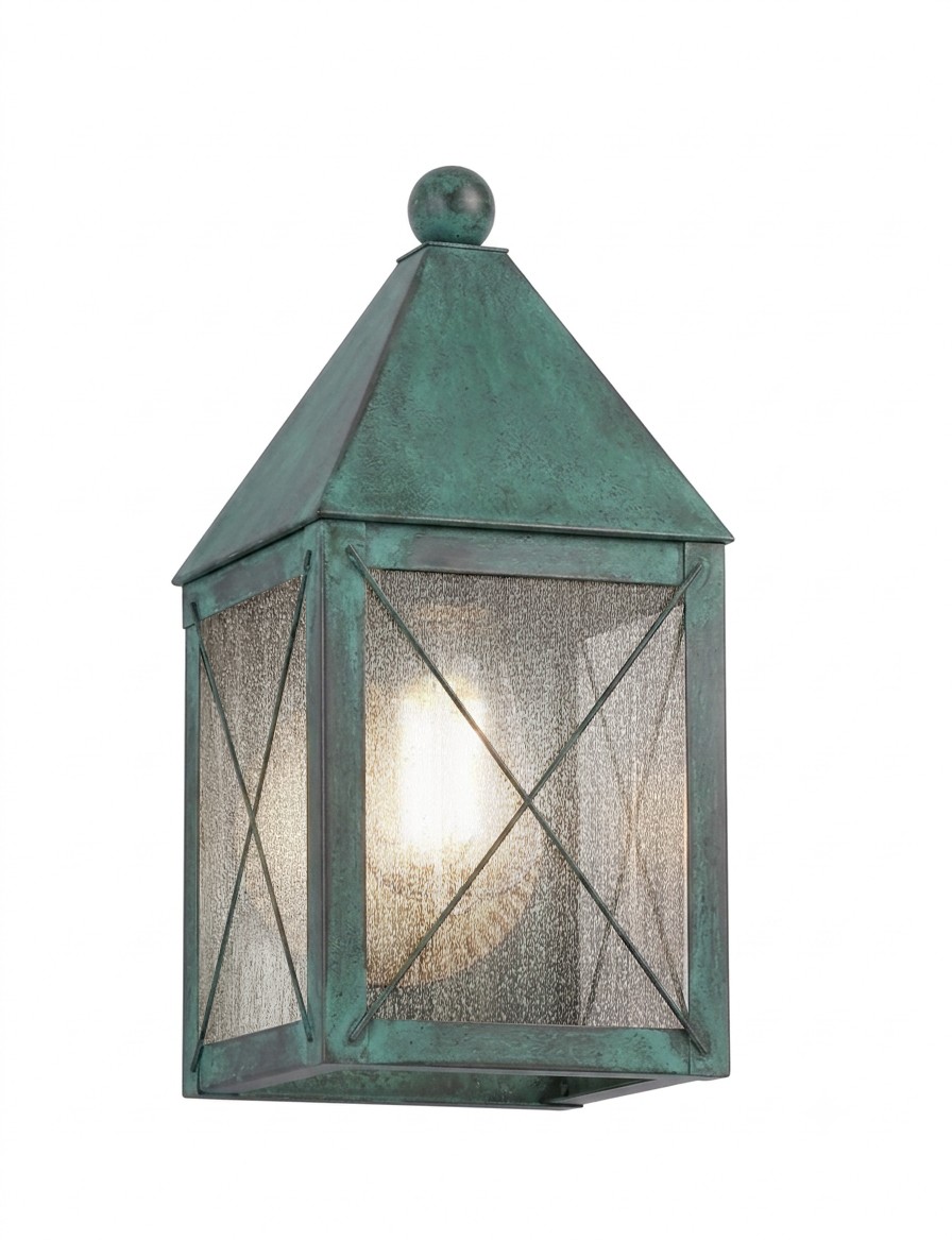 One Light Wall Sconce by Innovations - Ashford Collection, Verde Green Finish - 9531-X-VG-SDY