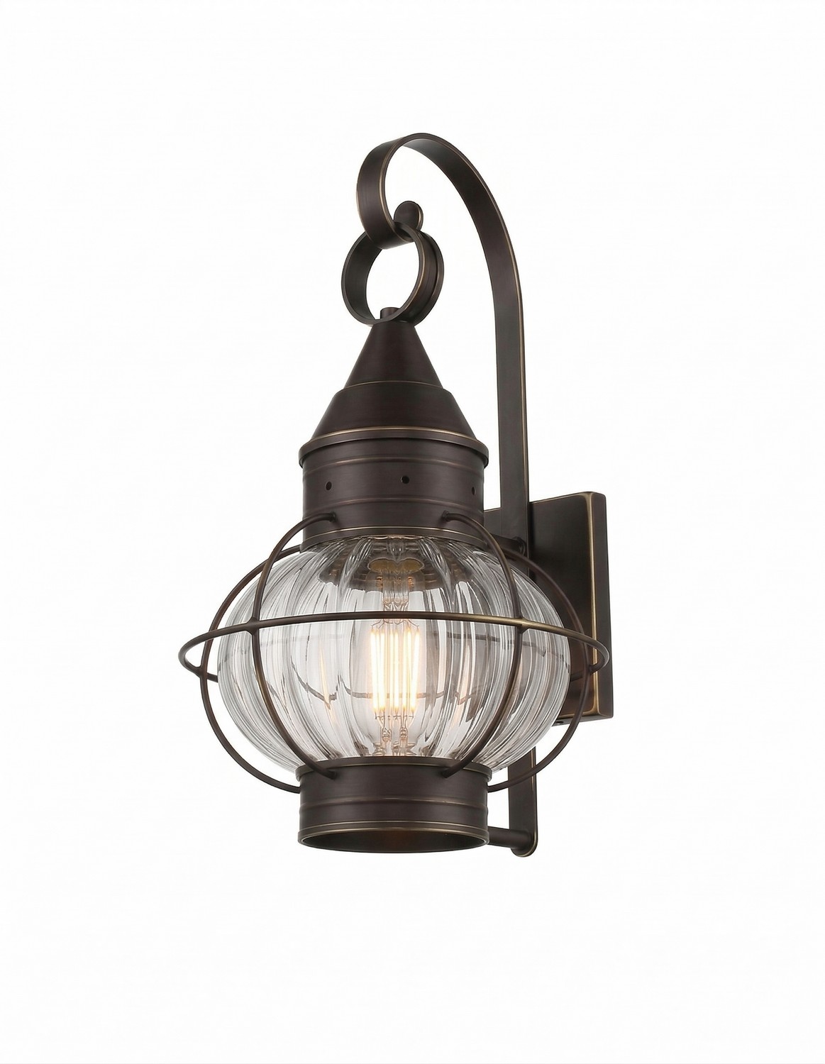 One Light Wall Sconce by Innovations - Ellington Collection, Bronze Finish - 9621-BZ-OPT