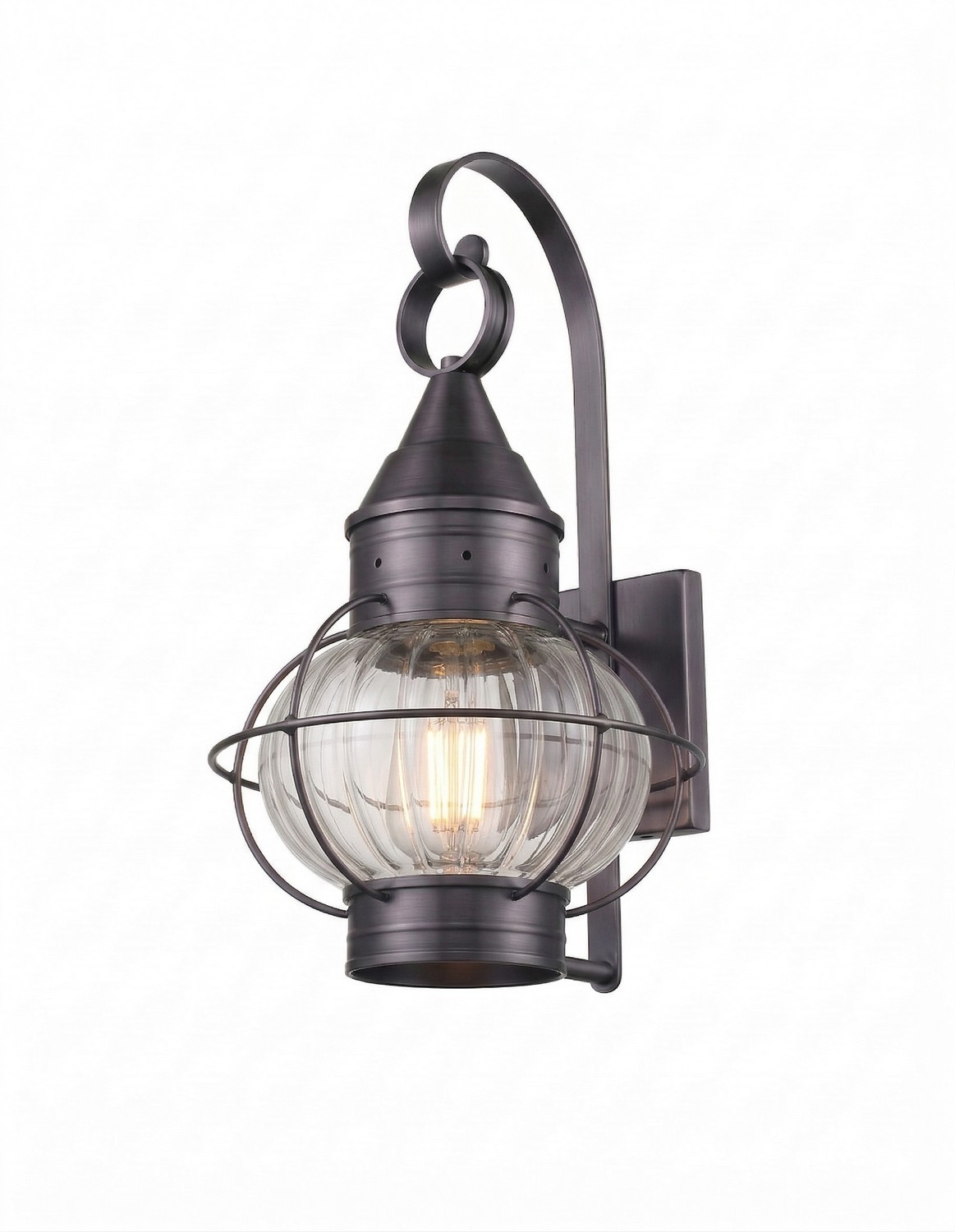 One Light Wall Sconce by Innovations - Ellington Collection, Gunmetal Finish - 9621-GM-OPT