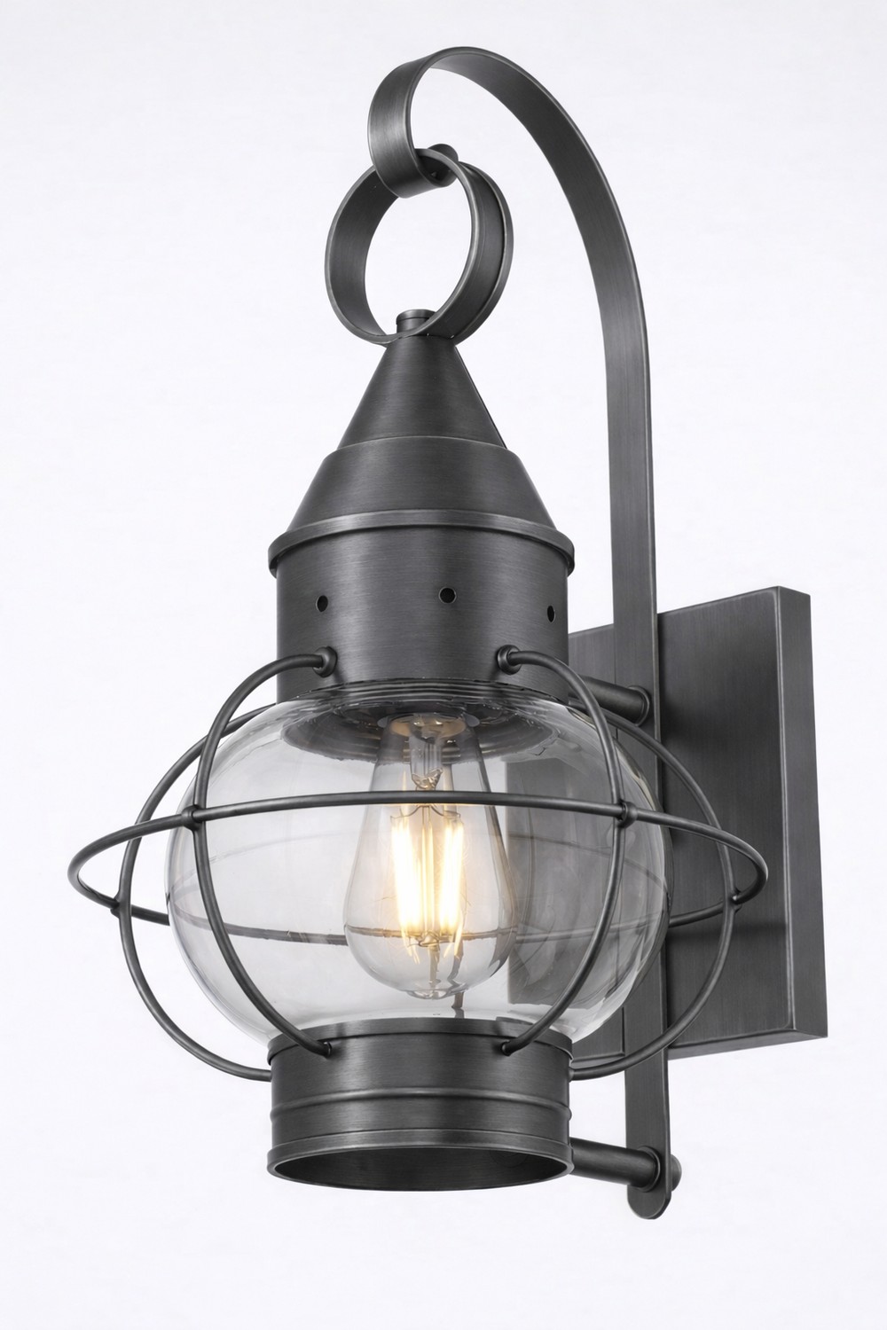 One Light Wall Sconce by Innovations - Ellington Collection, Gunmetal Finish - 9631-GM-CL