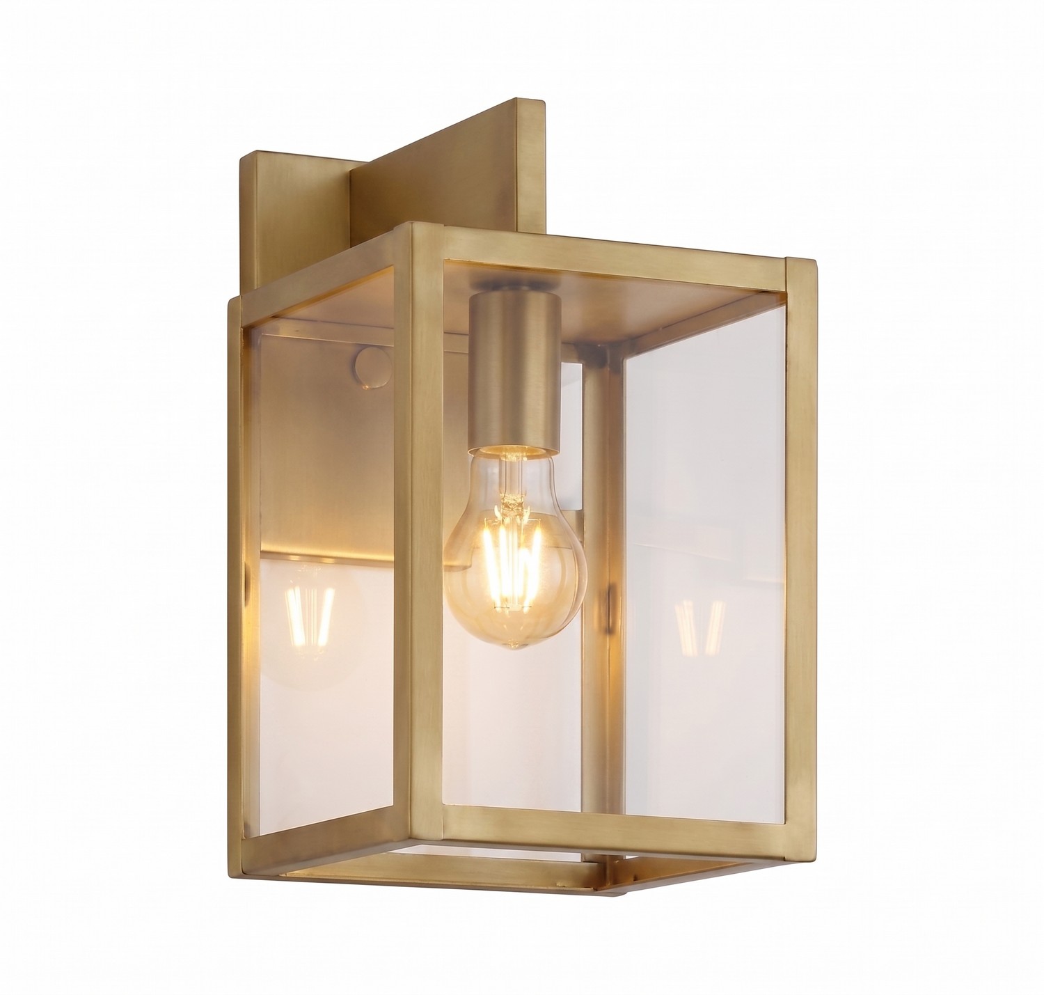 One Light Wall Sconce by Innovations - Westbrook Collection, Antique Brass Finish - 94321-AB-CL
