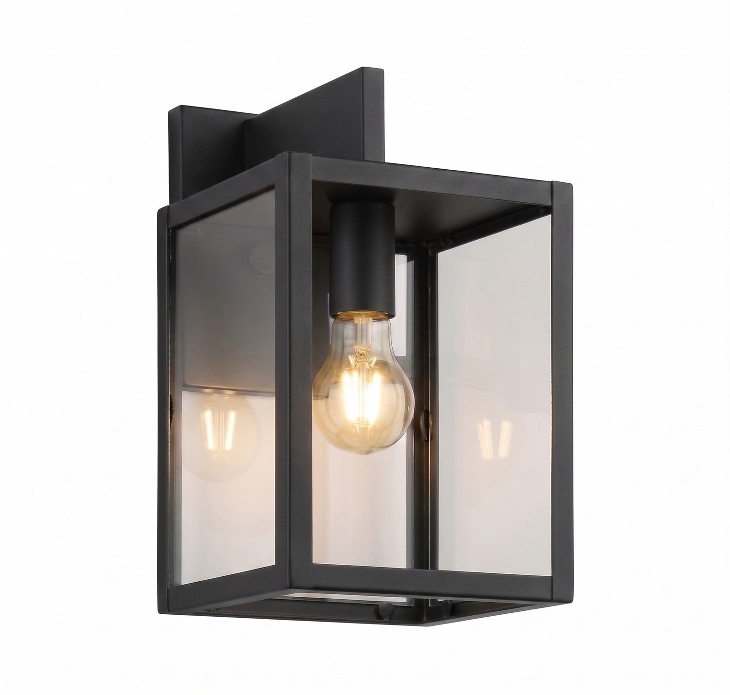 One Light Wall Sconce by Innovations - Westbrook Collection, Matte Black Finish - 94321-BK-CL