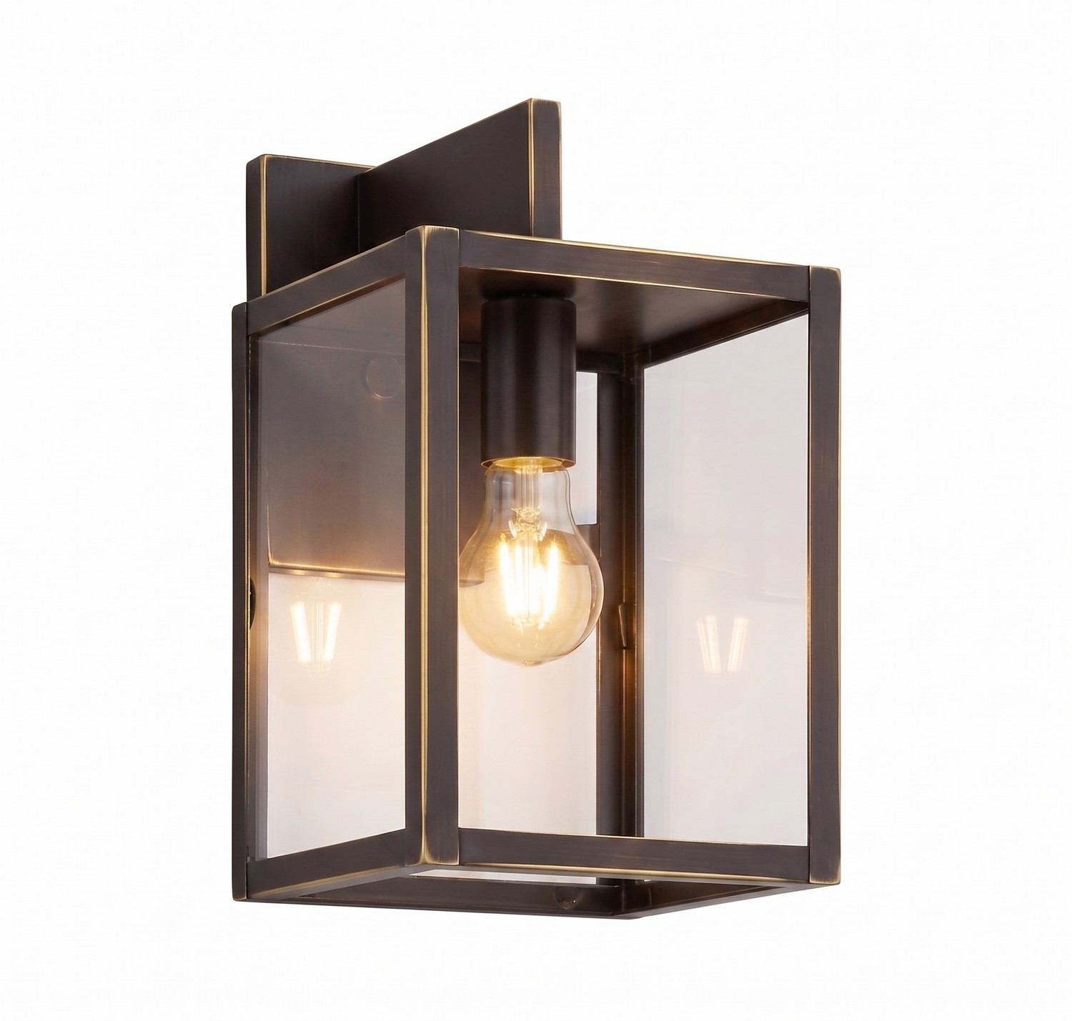 One Light Wall Sconce by Innovations - Westbrook Collection, Bronze Finish - 94421-BZ-CL