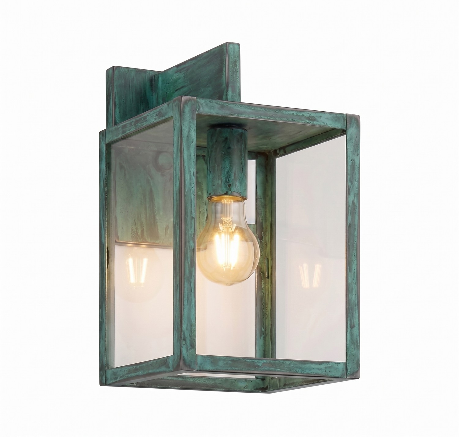 One Light Wall Sconce by Innovations - Westbrook Collection, Verde Green Finish - 94421-VG-CL
