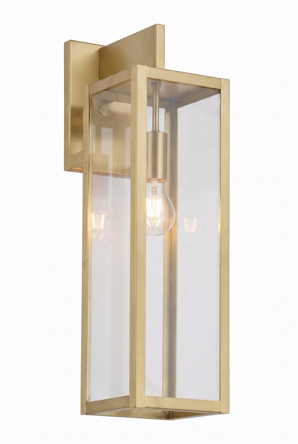 One Light Wall Sconce by Innovations - Westbrook Collection, Antique Brass Finish - 94431-AB-CL
