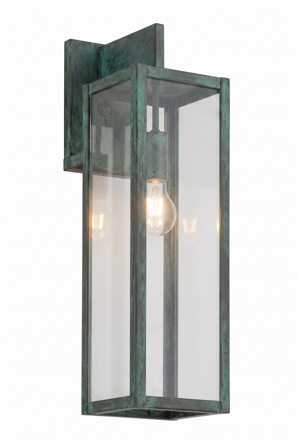 One Light Wall Sconce by Innovations - Westbrook Collection, Verde Green Finish - 94431-VG-CL