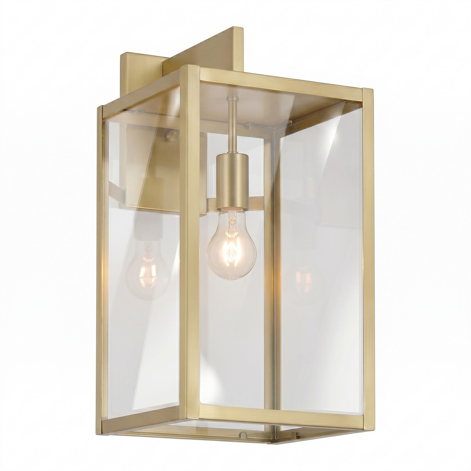 One Light Wall Sconce by Innovations - Westbrook Collection, Antique Brass Finish - 94521-AB-CL
