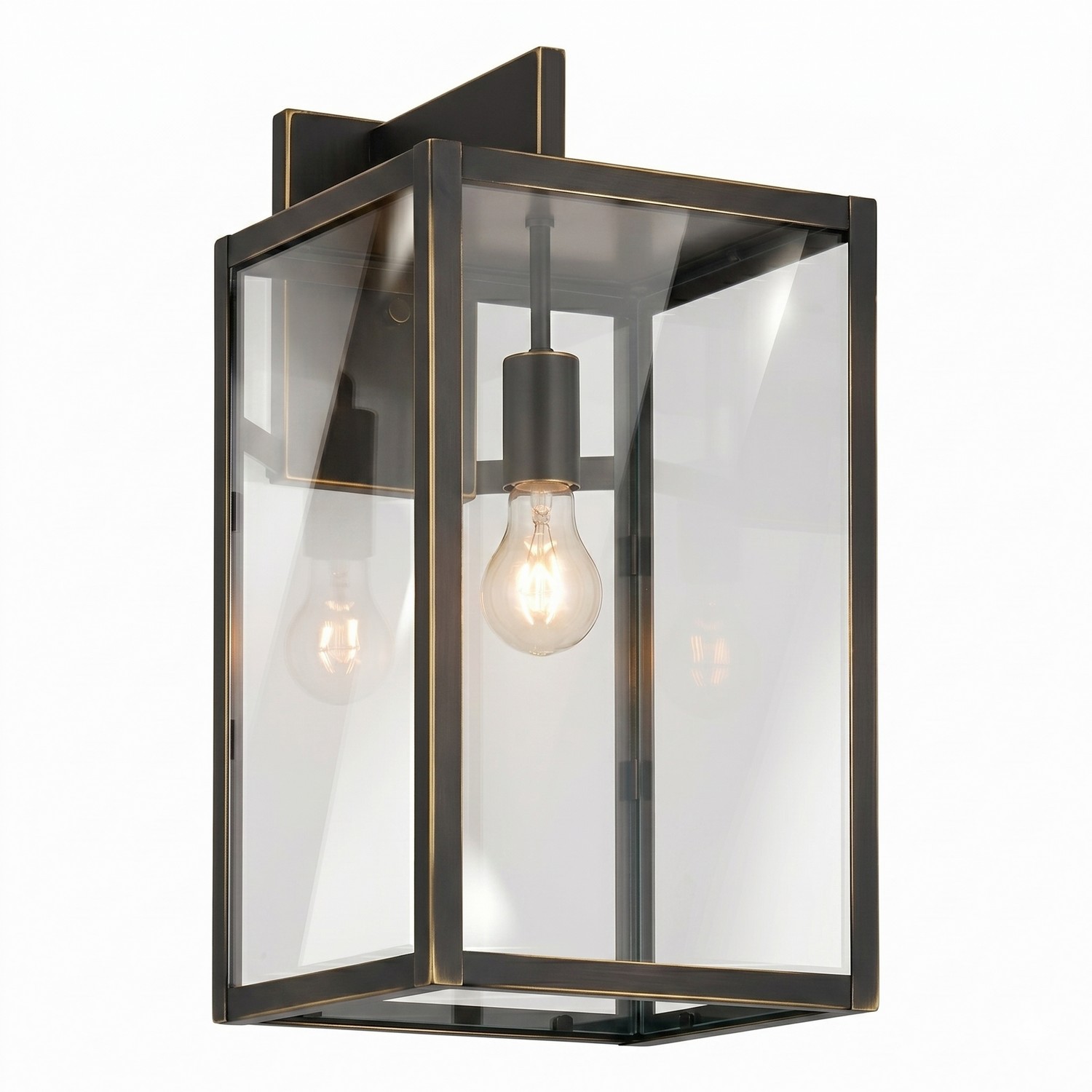 One Light Wall Sconce by Innovations - Westbrook Collection, Bronze Finish - 94521-BZ-CL