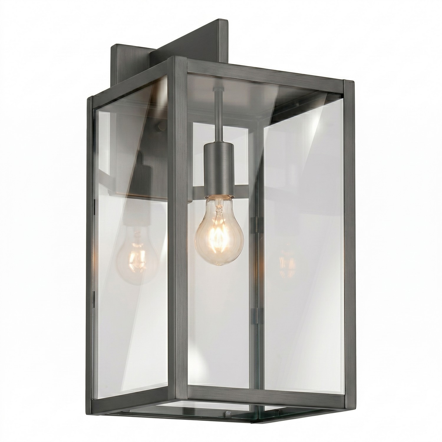 One Light Wall Sconce by Innovations - Westbrook Collection, Gunmetal Finish - 94521-GM-CL