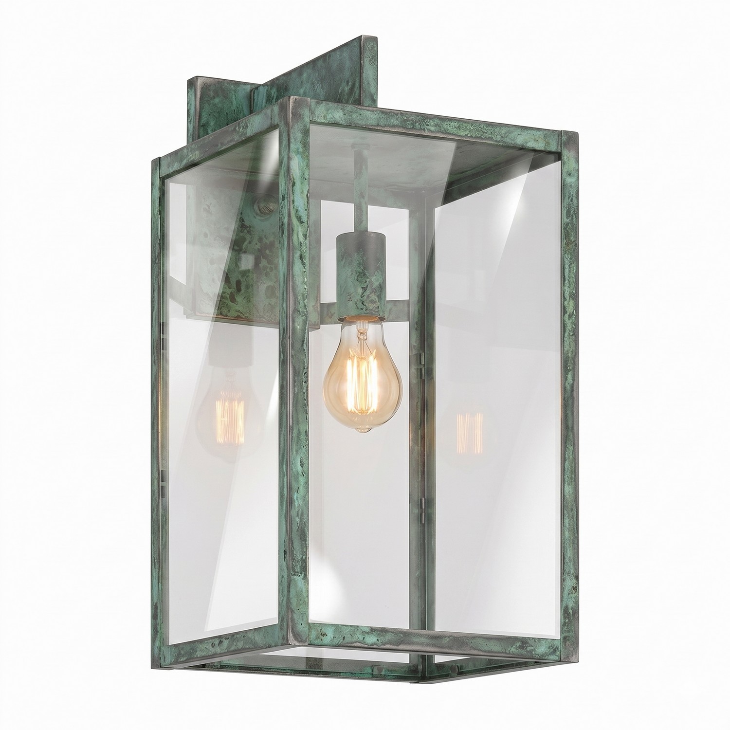 One Light Wall Sconce by Innovations - Westbrook Collection, Verde Green Finish - 94521-VG-CL
