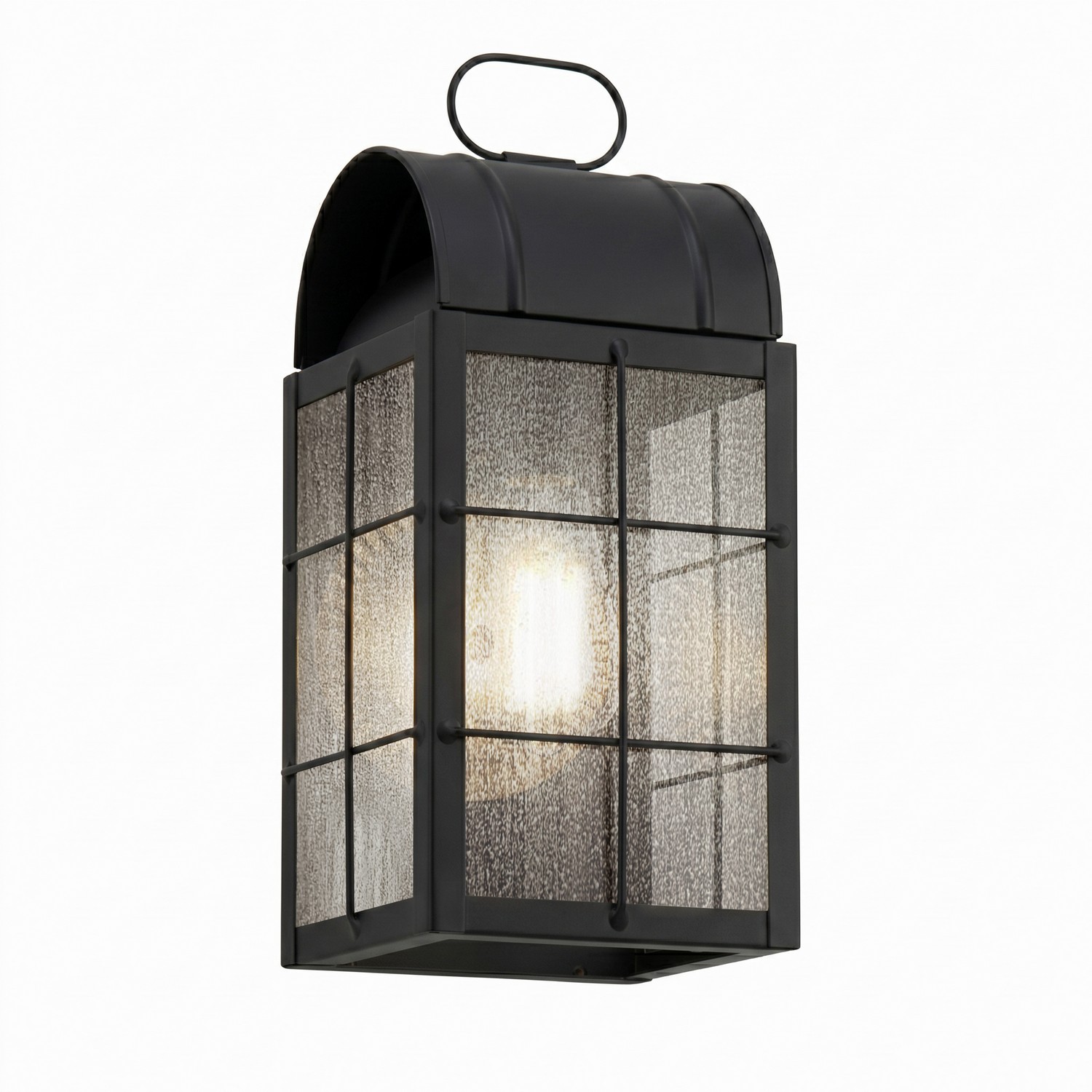 One Light Wall Sconce by Innovations - Durham Collection, Matte Black Finish - 9121-H-BK-SDY