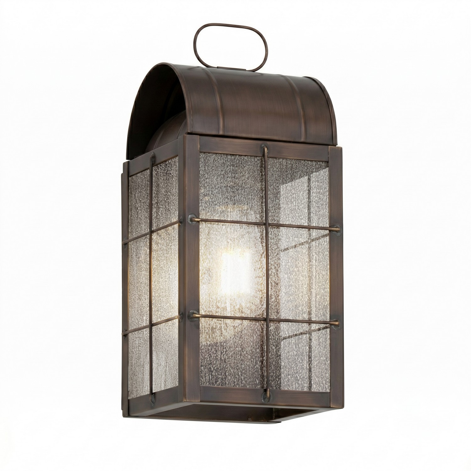 One Light Wall Sconce by Innovations - Durham Collection, Dark Brass Finish - 9121-H-DB-SDY